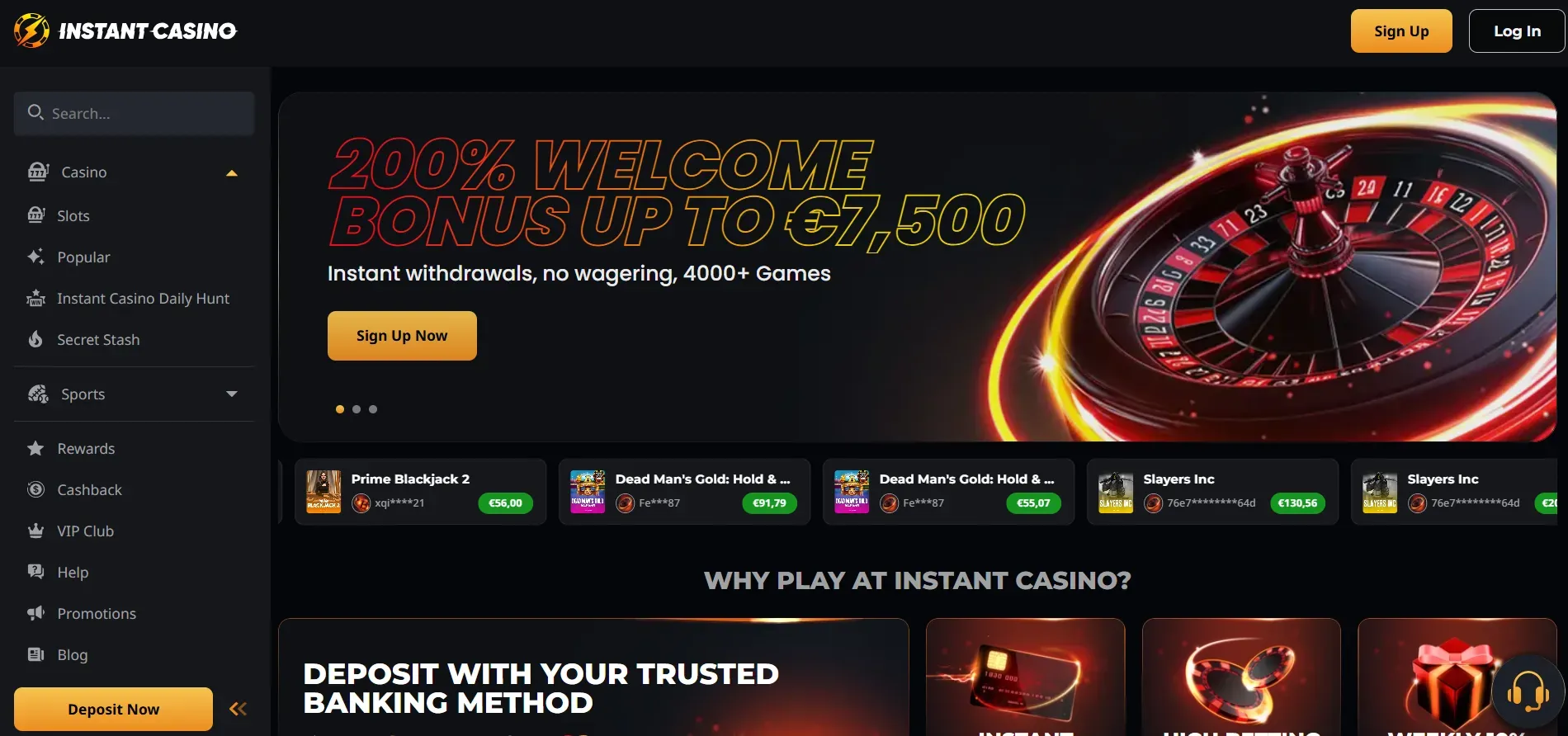 Instant Casino Instant Casino